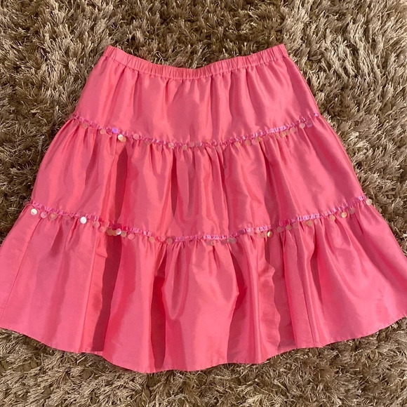 Lilly Pulitzer silk skirt size medium - Picture 1 of 4